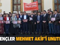 AK Gençler Mehmet Akif'i unutmadı!