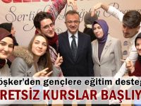 Köşker’den Gençlere Bir Eğitim Desteği Daha!