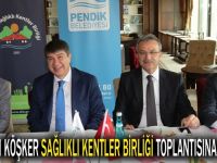 Başkan Köşker Sağlıklı Kentler Birliği Toplantısında