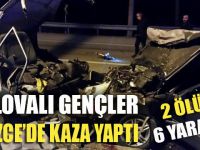 Dilovalı öğrenciler kaza yaptı!