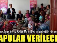 Yaman ve Ayar, Yavuz Selim sakinleri ile bir araya geldi