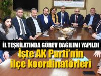 İşte AK Parti’nin ilçe koordinatörleri
