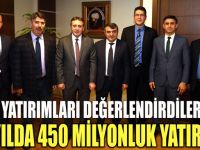 4 yılda 450 milyonluk yatırım!