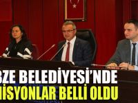 Gebze Belediyesi'nde komisyonlar belli oldu