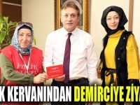 İyilik Kervanından Başkan Demirci’ye Ziyaret