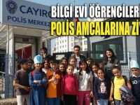 Çayırovalı çocuklardan Polis amcalarına ziyaret