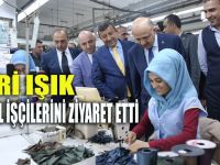 Fikri Işık, teksil işçilerini ziyaret etti