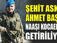 Şehit Ahmet Baş'ın cenazesi Kocaeli'ye getiriliyor!