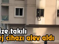 Şarj cihazı yangın çıkardı