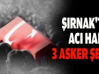 Şırnak'tan acı haber!