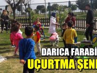 Farabi'de çocuklara uçurtma şenliği