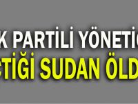 Ak Partili yönetici, içtiği sudan öldü