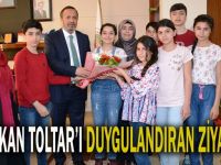 Başkan Toltar'ı duygulandıran ziyaret