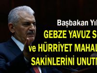 Başbakan, Yavuz Selim ve Hürriyet Mahallesi sakinlerini unutmadı