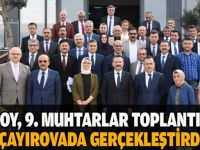 Vali Aksoy, Çayırovalı muhtarlarla toplandı