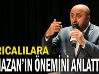 Döngeloğlu, Ramazan'ın önemini anlattı