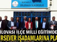 Milli Eğitimden hayırsever işadamlarına plaket