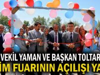 Yaman ve Toltar bilim fuarını gezdi