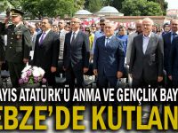 Atatürk'ü anma ve Gençlik Bayramı Gebze'de kutlandı