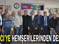 Ekinci'ye hemşerilerinden tam destek