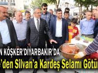 Başkan Köşker, Diyarbakır Silvan'da