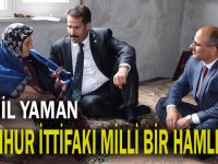 "Cumhur İttifakı milli bir hamledir"
