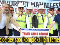 Gebze’de dev spor kompleksi için temel atıldı