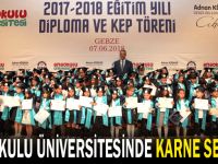 Anaokulu Üniversitesi'nde karne sevinci