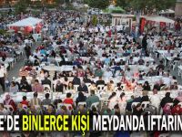 Gebze’de binler iftarını meydanda açtı