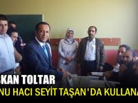 Başkan Toltar oyunu Hacı Seyit Taşan'da kullanacak