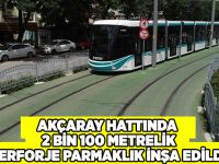 Akçaray hattında 2 bin 100 metrelik ferforje parmaklık inşa edildi