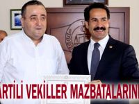 AK Partili vekiller mazbatalarını aldı