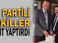 AK Partili vekiller kayıt yaptırdı