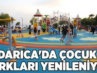 Darıca'da çocuk parkları yenileniyor