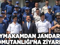 Kaymakamdan Jandarma Komutanlığı’na ziyaret