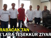 Karabacak'tan STK'lara teşekkür ziyareti