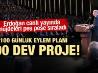 Erdoğan 100 günlük eylem planını açıkladı