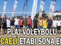 Plaj Voleybolu Kocaeli etabı sona erdi