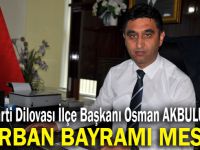 Akbulut'tan Kurban Bayramı mesajı