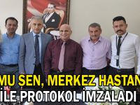 Kamu Sen, Merkez Hastanesi İle Protokol İmzaladı