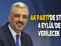AK Parti'de start 4 Eylül'de verilecek
