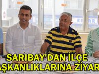 Sarıbay’dan ilçe başkanlıklarına ziyaret