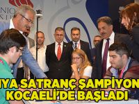 Dünya Satranç Şampiyonası Kocaeli'de başladı