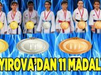 Çayırova'dan 11 madalya