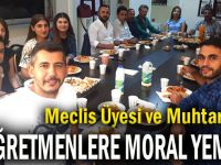 Öğretmenlere moral yemeği