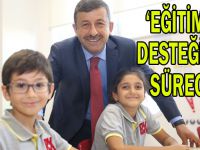 ''Eğitime desteğimiz sürecek''