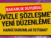 Hazine'den dövizli sözleşmelerle ilgili açıklama