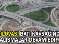 Dilovası Batı Kavşağında çalışmalar devam ediyor