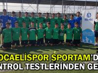 Kocaelispor SPORTAM’da kontrol testlerinden geçti