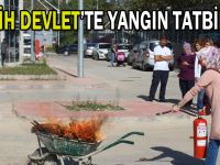 Fatih Devlet'te yangın tatbikatı